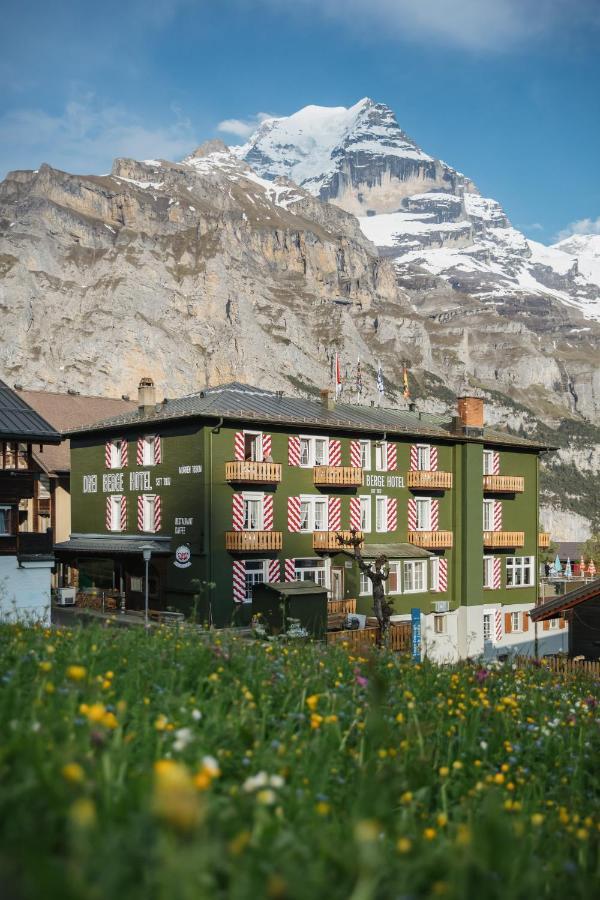 Hotel Drei Berge Mürren Exterior foto