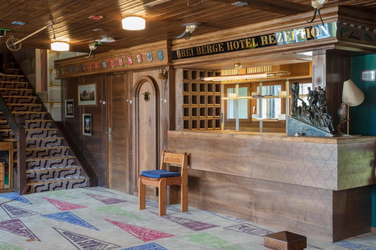 Hotel Drei Berge Mürren Exterior foto